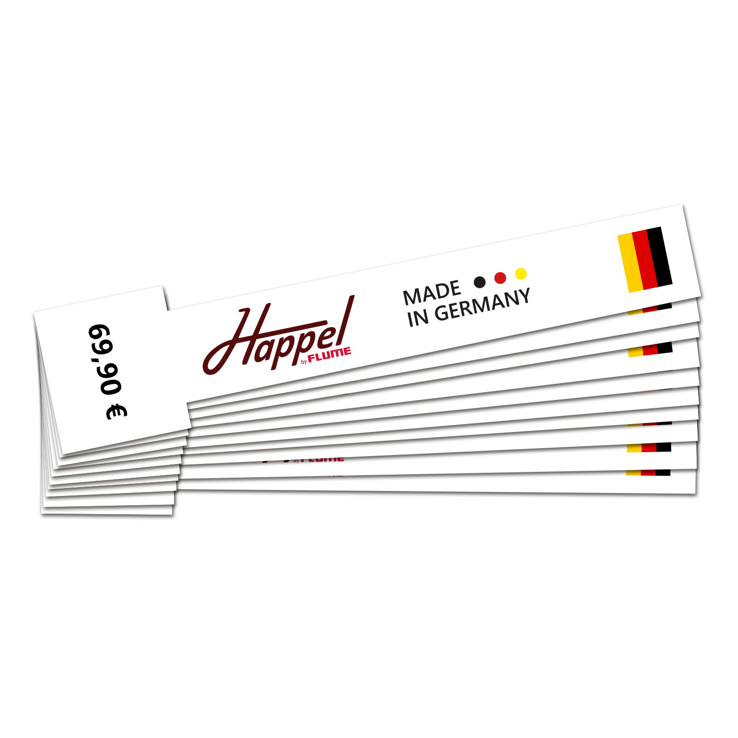 Happel Etiketten Typ 69,90