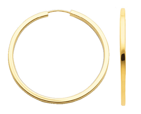 _ Hoops gold 333/GG dia. 30.00 mm