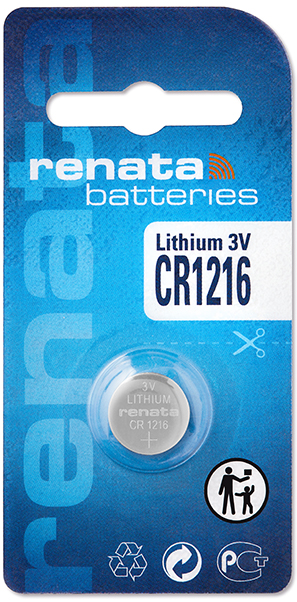 Renata 1216 Lithium Button cell
