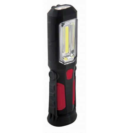 2-in-1 LED-Werkplaatslamp met haak, magneet en voet