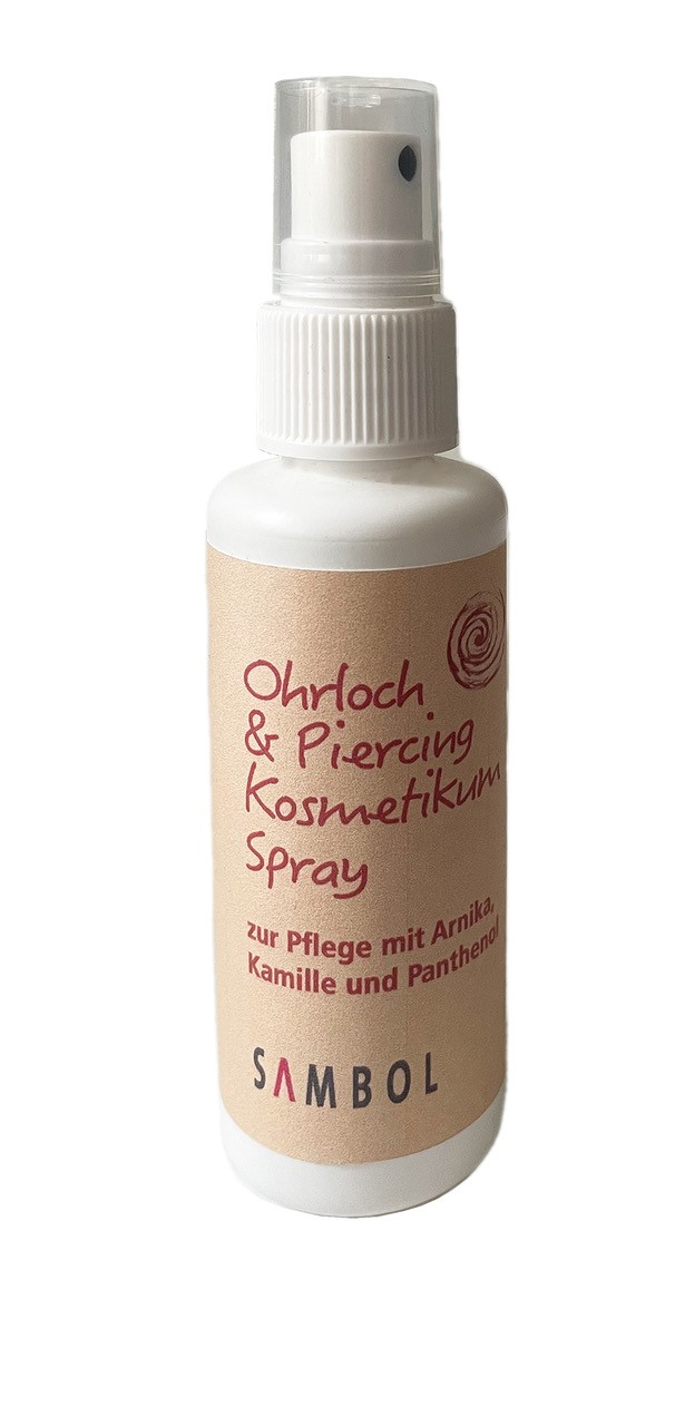 Ohrloch- und Piercing-Kosmetikum Spray, 50ml - feine Verteilung, kurze Heilungszeit