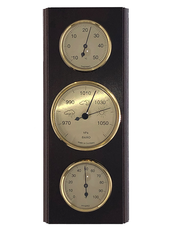 Weather Station Made in Germany, Walnut