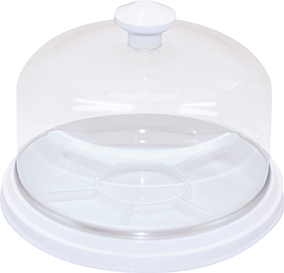 _ Dust cover dome and tray
