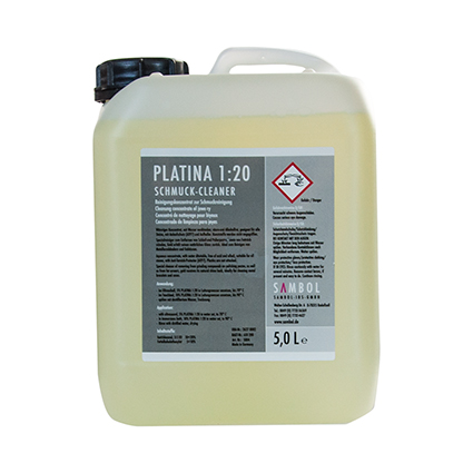 Schmuck-Reiniger Platina 1:20, 5 Liter