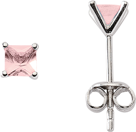 Ohrschmuck Silber 925/rh Krappe Zirkonia farbig 3er Sort.