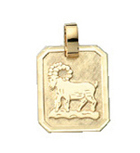 Zodiac gold 333/GG Aries, square