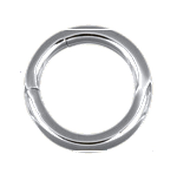 Kettingclip 925/-, rond, ca. Ø 20 mm