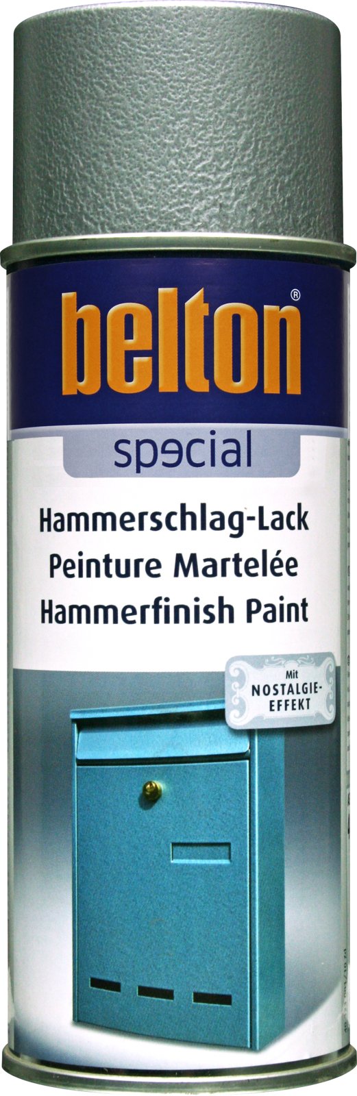 _ belton Hammerschlag-Lack, silber - 400ml