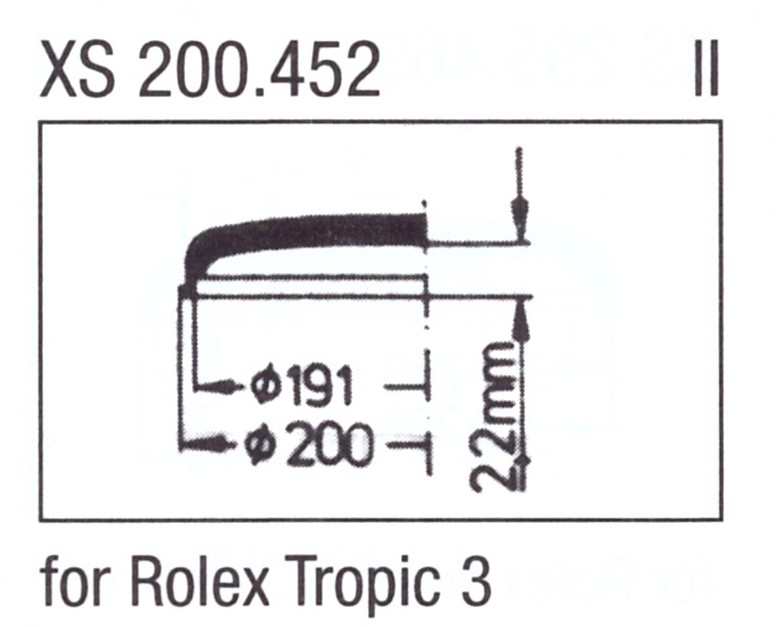 Glas XS 200.452 Stolpglas kunststof