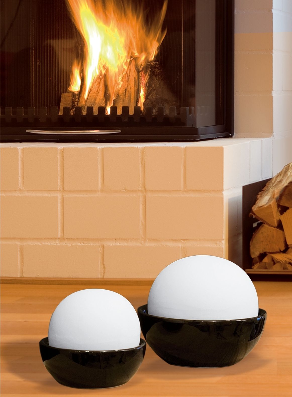 Decorative humidifier, 2-part - for a pleasant room climate