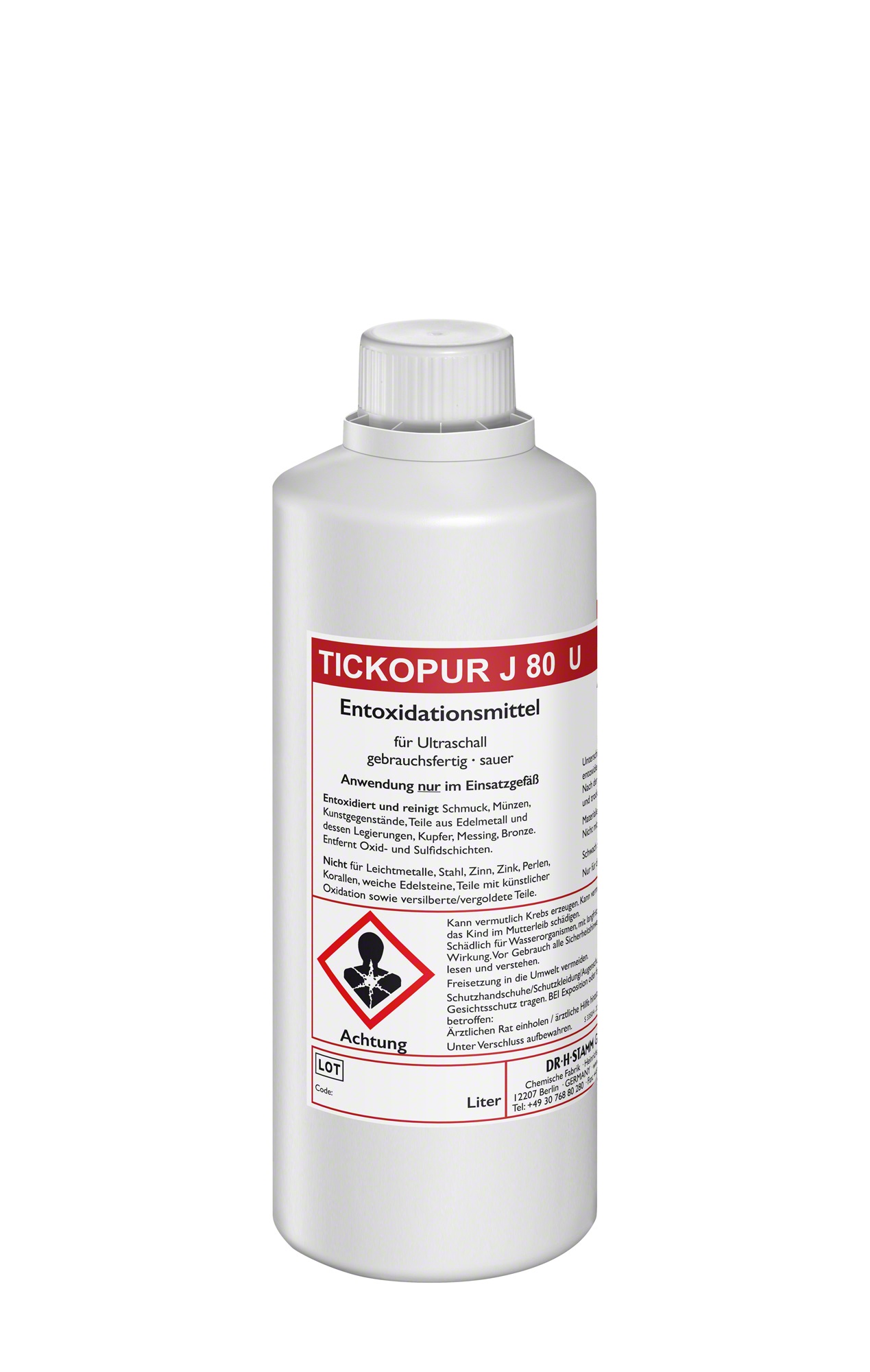 Tickopur J 80 U, 1 liter Bandelin