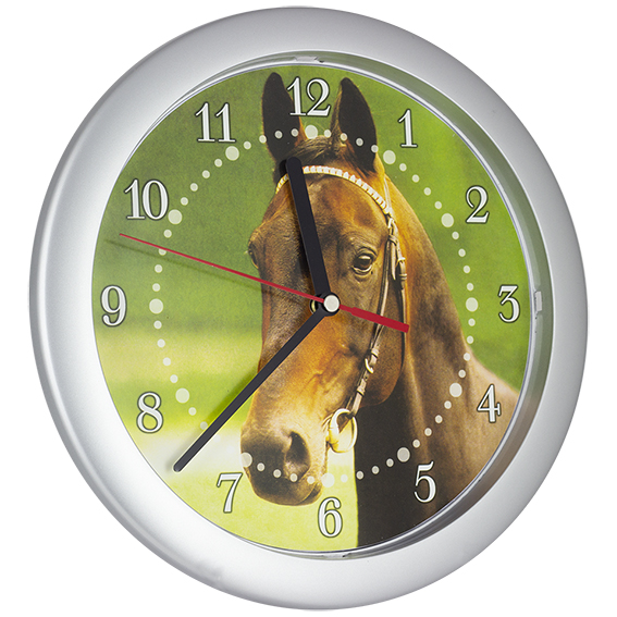 Kinderwanduhr Pferd