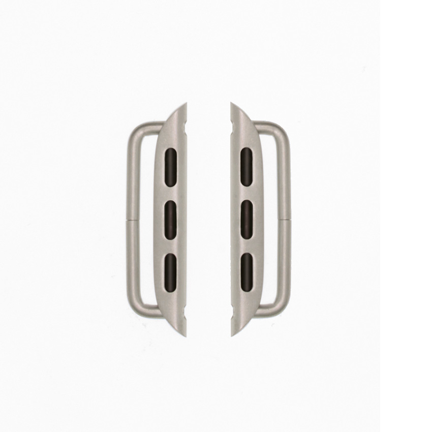 Connector voor Apple Watch - bandadapter voor 42/ 44/ 45 mm kast, aanzetbreedte 24 mm, roestvrij staal