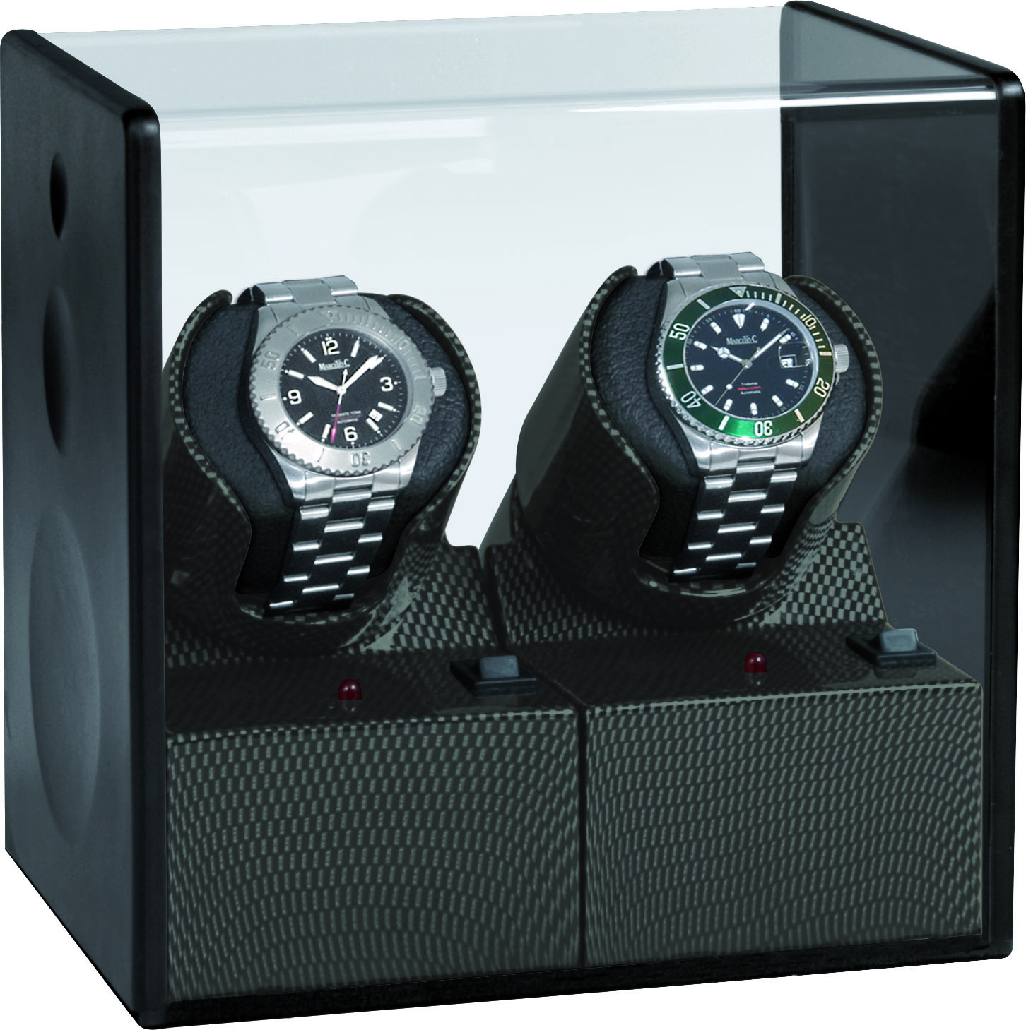 Watch winder Satin Carbon Expert