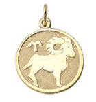 Zodiac gold 333/GG Aries, round
