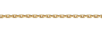 Collierkette Gold 333/GG, Anker diamantiert 36cm