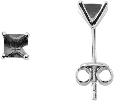 Ohrschmuck Silber 925/rh Krappe Zirkonia farbig 3er Sort.