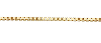 _ Collier chain gold 333/GG, Venezia square 40 cm