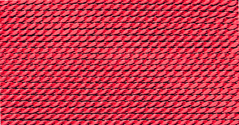 parelzijde polyamide koraalrood nr. 8 -0,80mm - 2m / 1 naald