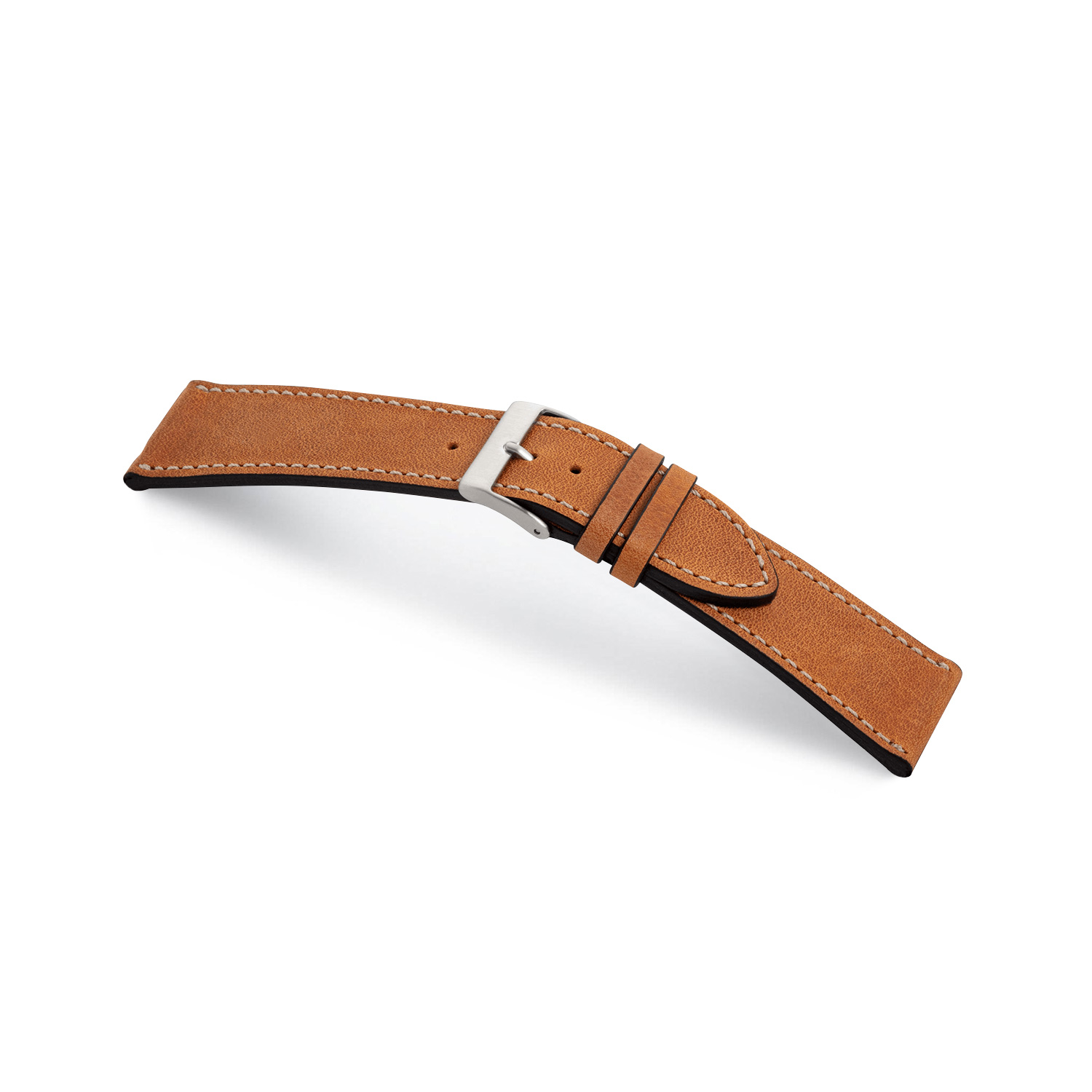 Manufakturwerk leather strap Hoheluft cognac 18/16