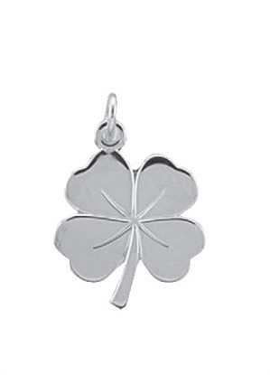 Anhänger 3 Stück Silber 925/- Kleeblatt