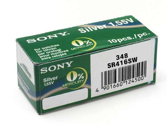 Sony 348 Knopfzelle