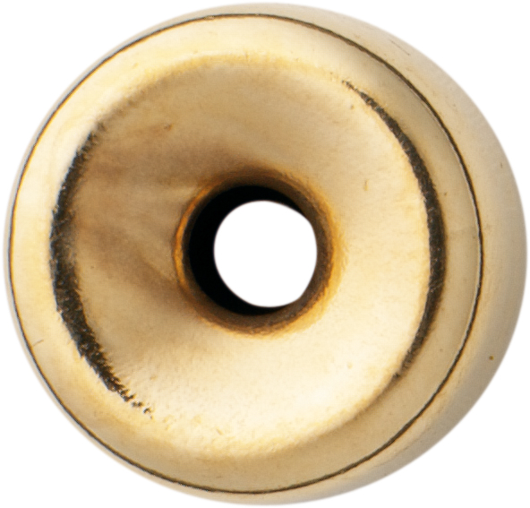 Roundel gold 333/-Gg polished, round Ø 8.00mm height 4.10mm