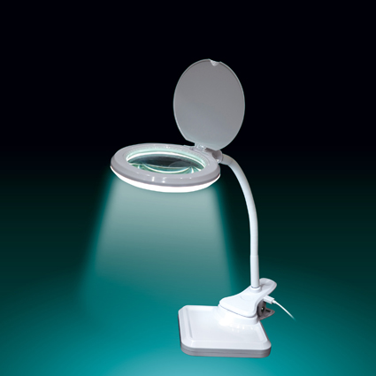 _ LED magnifying lamp with USB connection