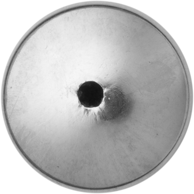 Lens silver 925/- polished, round Ø 10.00mm