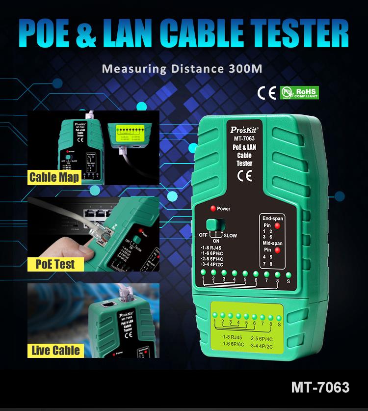 Gereedschapset voor netwerkinstallatie CAT5/6