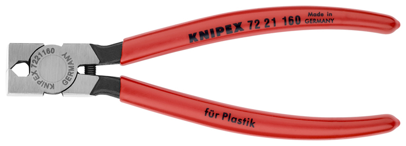 Knipex Seitenschneider für Kunststoff, Länge 160mm, 85° abgewinkelt