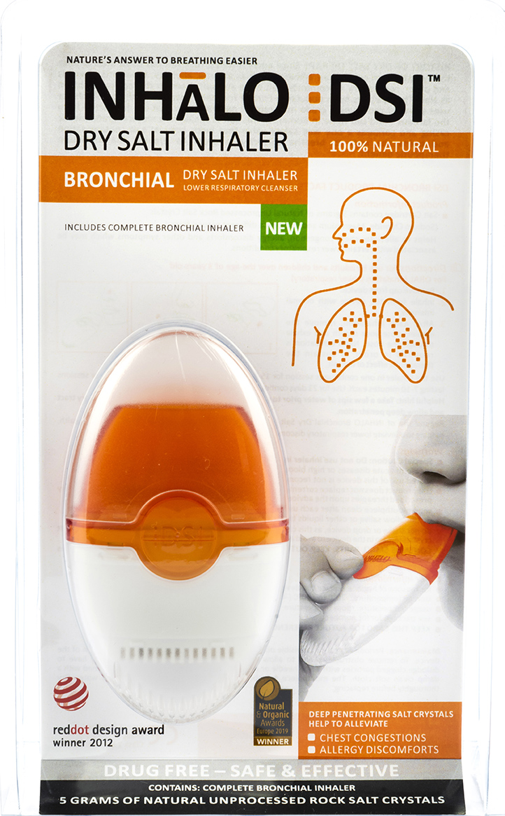 Bronchiale inhalator - Droogzouttherapie - Haal diep adem