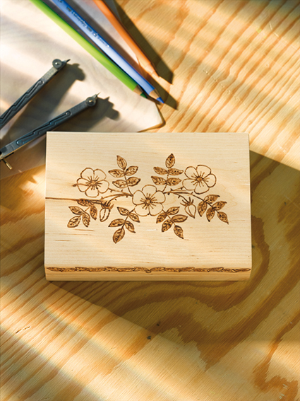 Boek: Pyrography met sjablonen (Duitse editie)