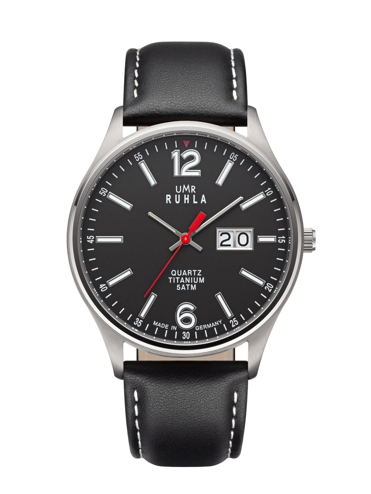 Watches Manufactory Ruhla - Watch Big Date black - made in Germany