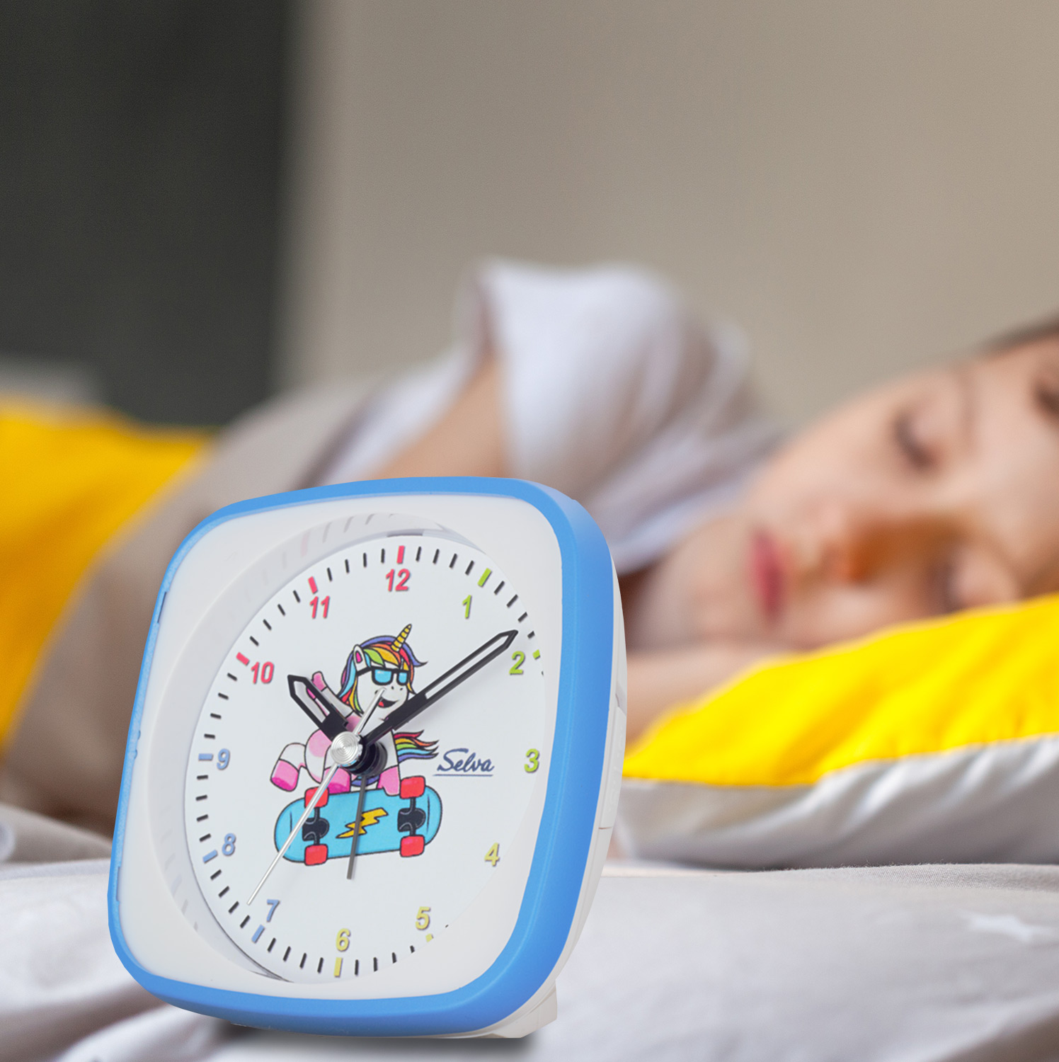 SELVA Exclusive children's alarm clock, silent