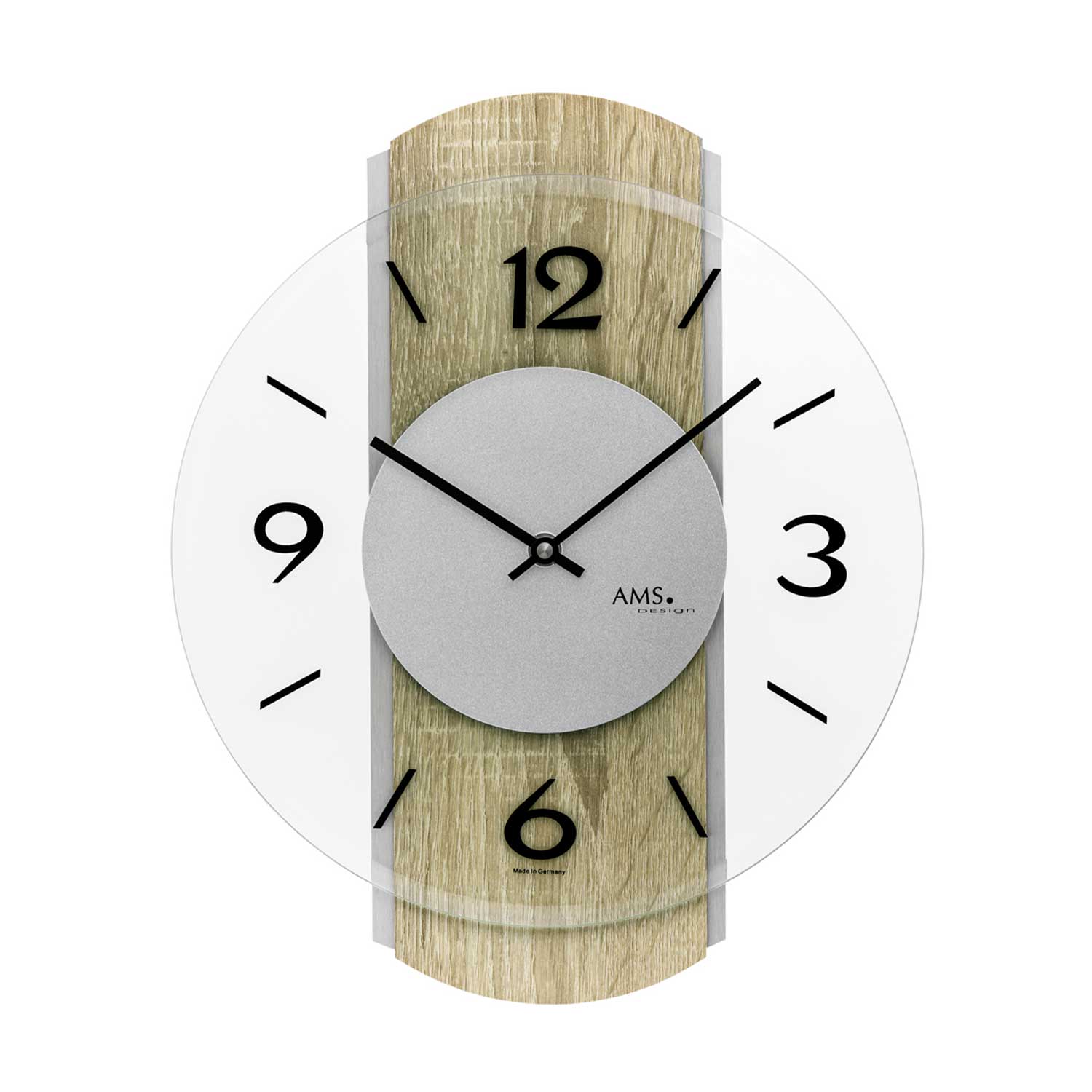 AMS Quarz-Wanduhr W9706