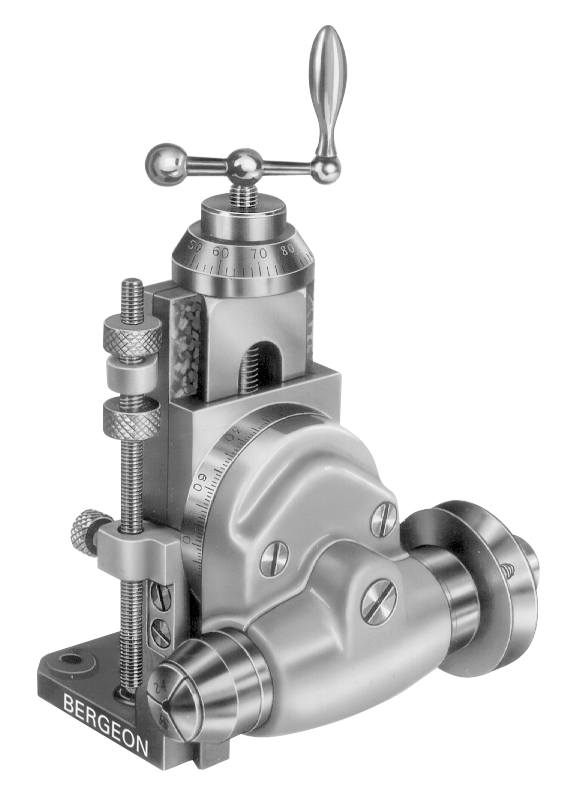 Height support Bergeon (milling device) for lathe with small jaw