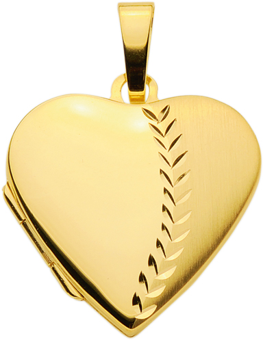 Medallion gold 333/GG heart