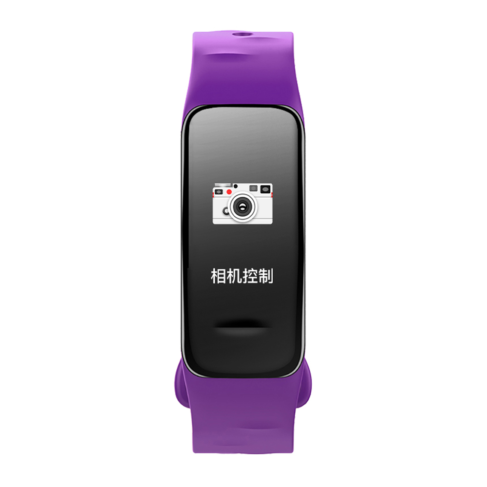 Fitness Tracker lila met kleurendisplay