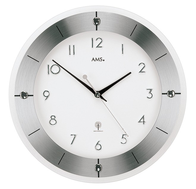 AMS Radio controlled wall clock Tauplitz I, light dial