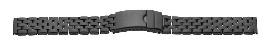 _ Metal band titanium 20 mm, titanium, brushed