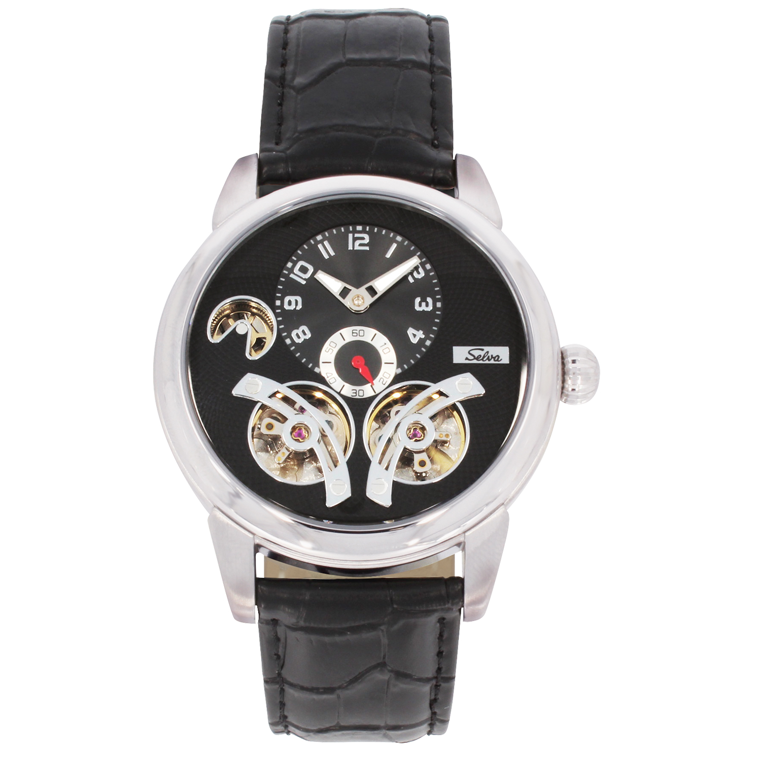 SELVA Men's Watch »Garcia« - silvered-black