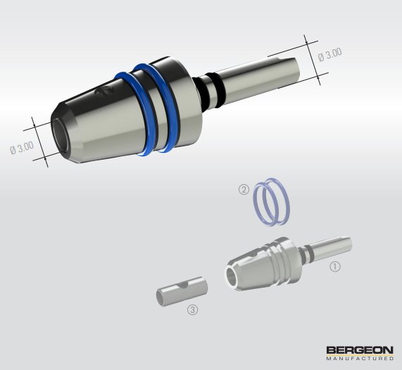 Quick adapter for precision screwdriver Ø 1.60mm Bergeon