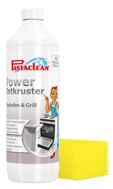 Pastaclean Power Entkruster für Backenofen und Grill, 1 Liter, inkl. Zubehör