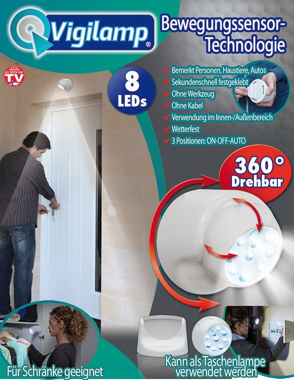 _ Bewegungssensorlampe
