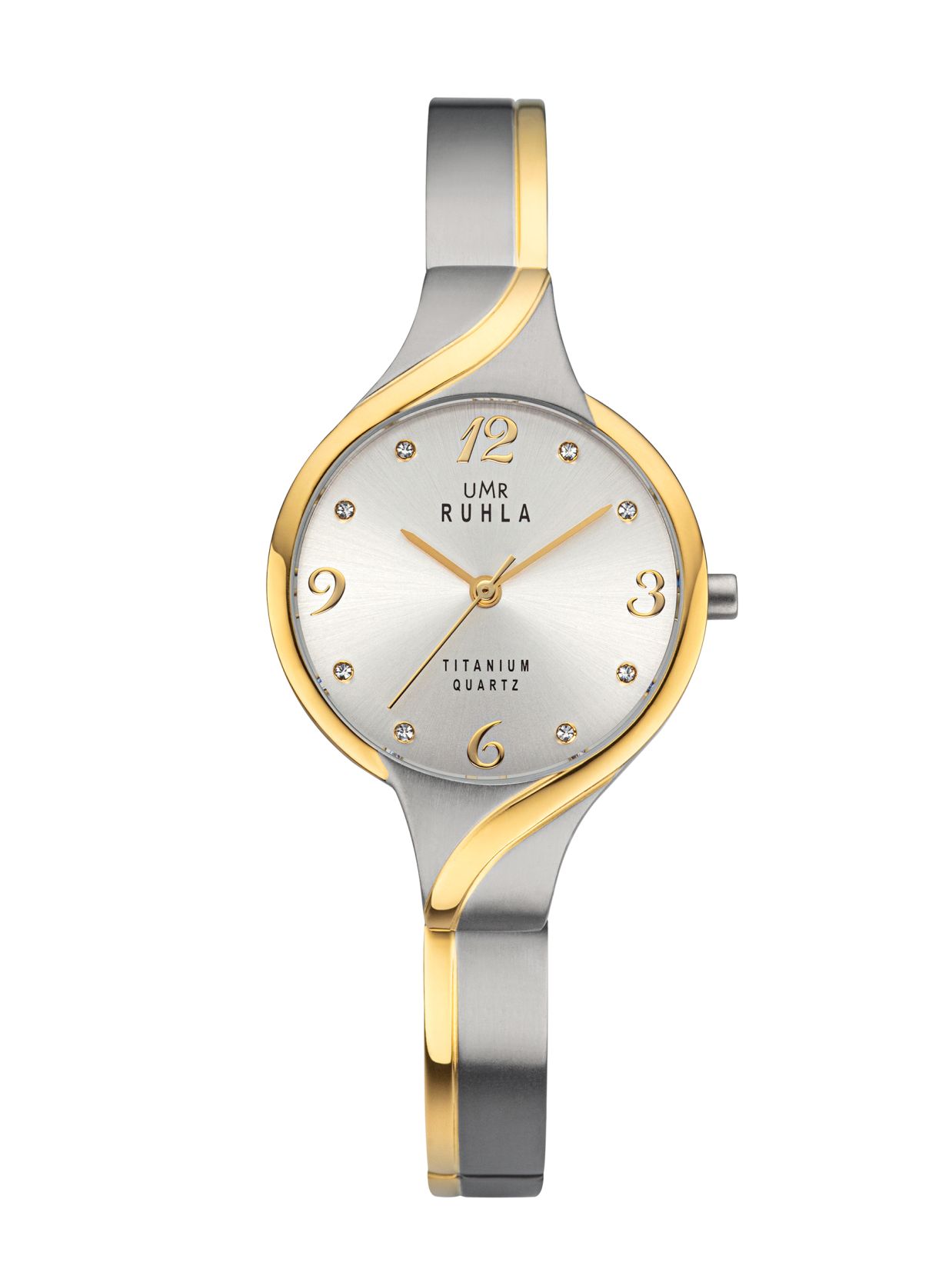 Watches Manufactory Ruhla - Wristwatch style bicolor titanium gold