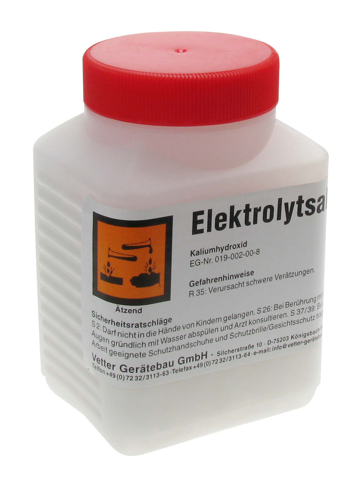 Electrolyte salt for type 500/1000/2000/3000 Hydromat