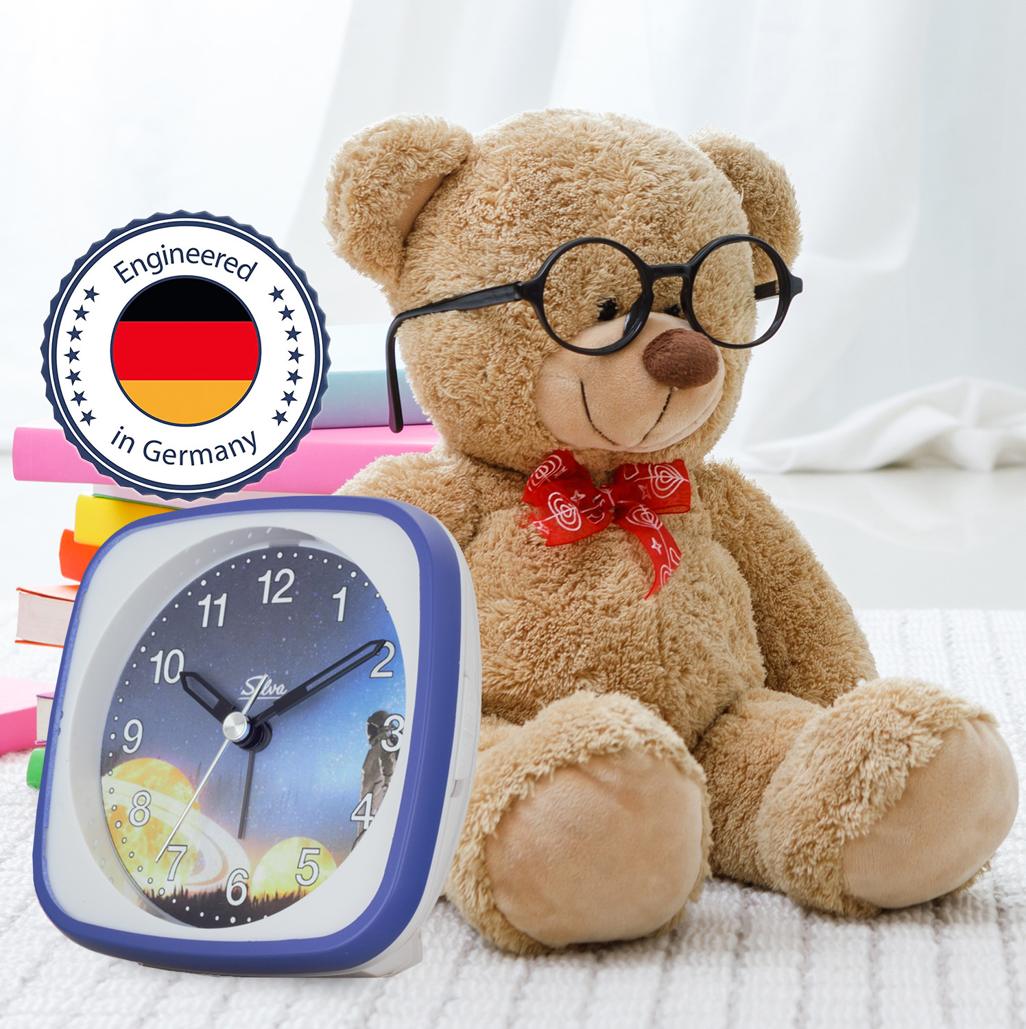 SELVA Exclusive children's alarm clock, silent