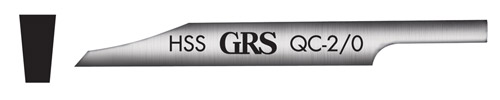 HSS-steekbeitel plat breedte 0,40 mm GRS