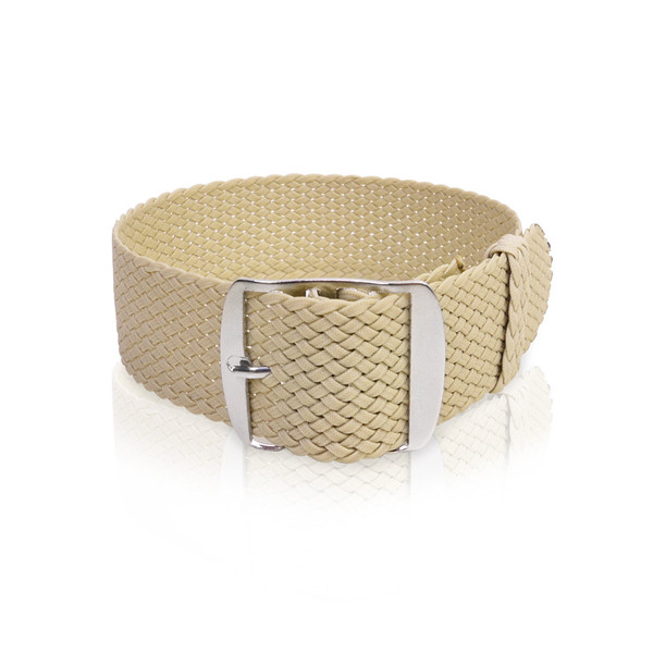 Nylon band, beige, 18mm